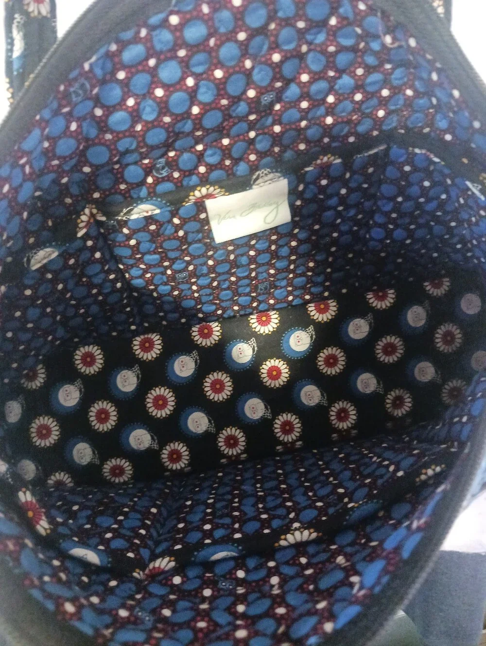 VERA BRADLEY Quilted Handbag Purse Bag Shoulder Medium Size